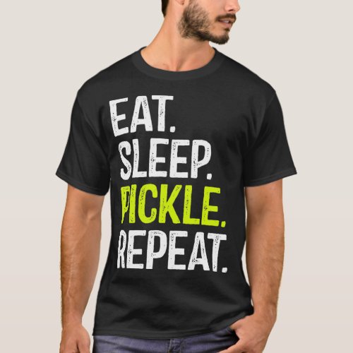 Eat Sleep Pickle Repeat Classic TShirt