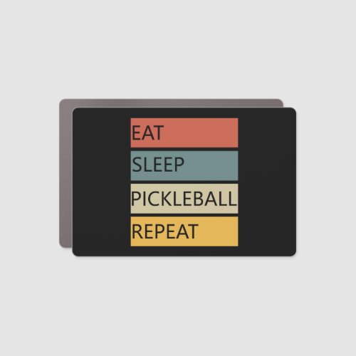 eat Sleep Pickleball Repeat      Car Magnet