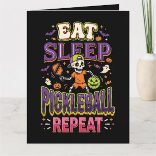 Eat Sleep Pickleball Repeat Pickleball Card