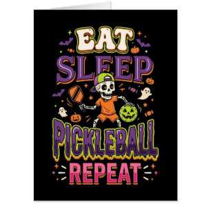 Eat Sleep Pickleball Repeat Pickleball Card