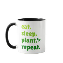 Eat Sleep Plant Repeat Gardener Gardening Lover