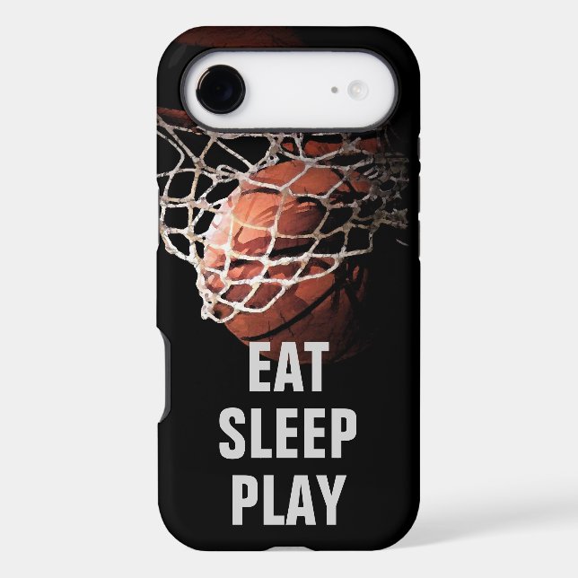 Eat Sleep Play Basketball Case-Mate iPhone Case (Back)