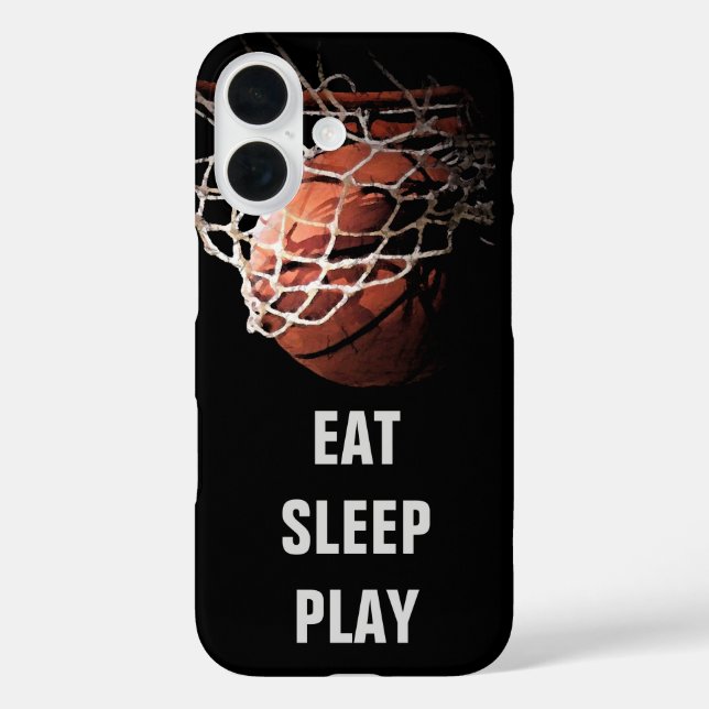 Eat Sleep Play Basketball Case-Mate iPhone Case (Back)