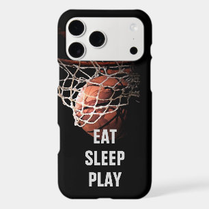 Eat Sleep Play Basketball iPhone 17 Pro Max Case