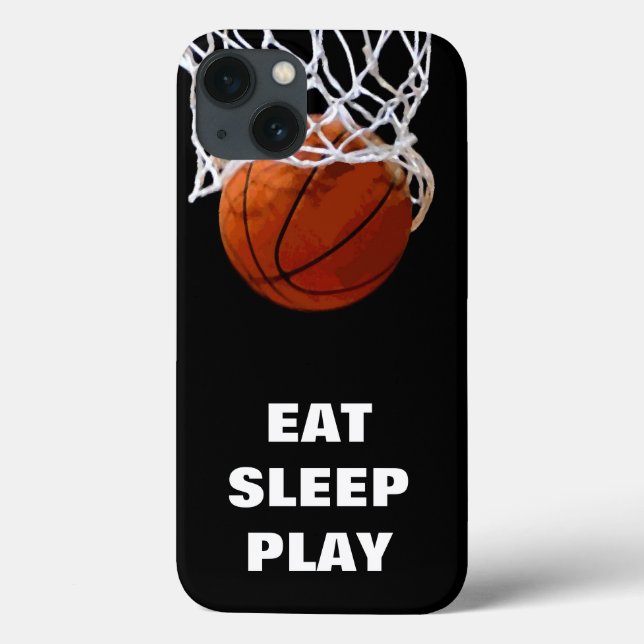 Eat Sleep Play Basketball Motivational Case-Mate iPhone Case (Back)