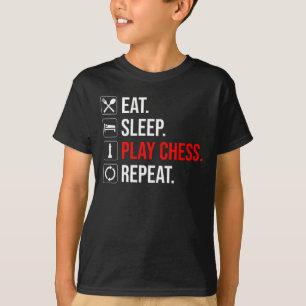 Eat. Sleep. Play Chess. Repeat T-Shirt