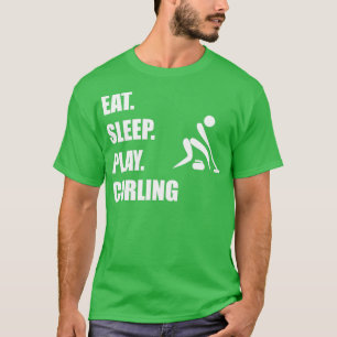 eat sleep play curling 2 T-Shirt