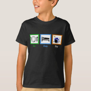 Eat Sleep Play Drums Kids T-Shirt
