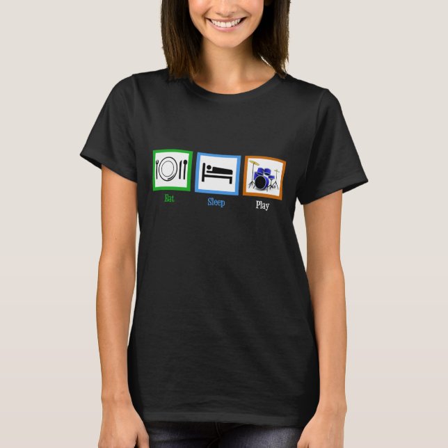 Eat Sleep Play Drums Women's T-Shirt (Front)