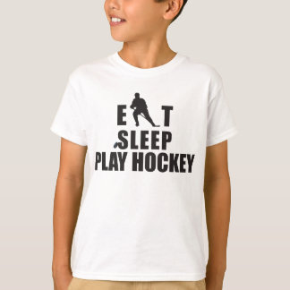 Eat Sleep Play Hockey Kids T-Shirt