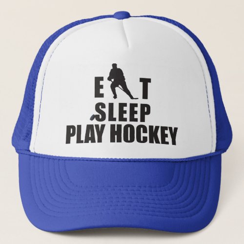 Eat Sleep Play Hockey Trucker Hat