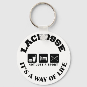Eat Sleep Play Lacrosse Keychain