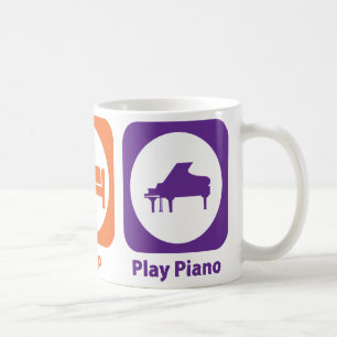 Eat Sleep Play Piano Coffee Mug