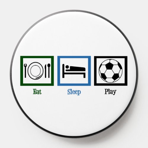 Eat Sleep Play Soccer Cool Futbol Player PopSocket