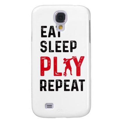 Eat Sleep Play Soccer Cool Player Dab Galaxy S4 Case