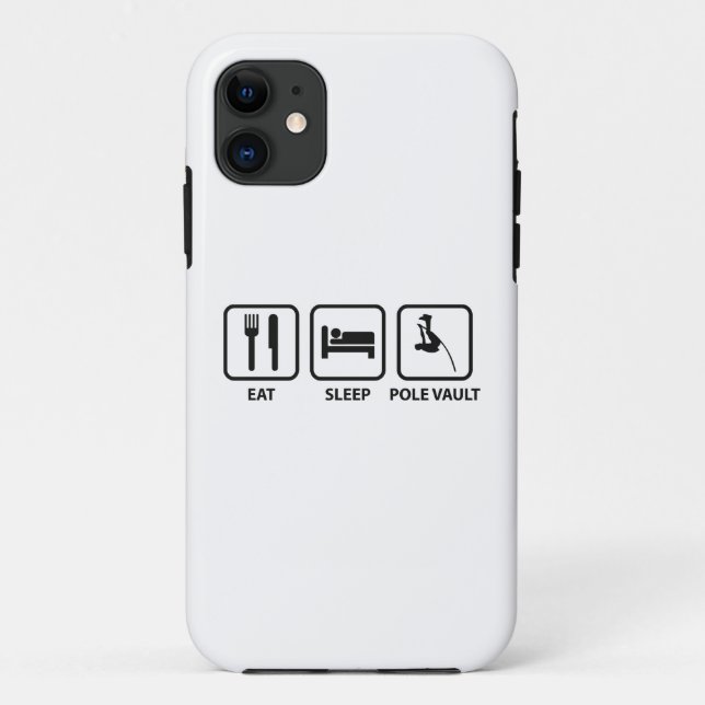 Eat Sleep Pole Vault Case-Mate iPhone Case (Back)