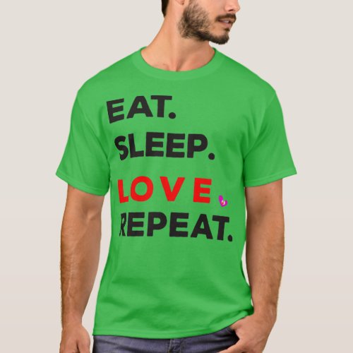 Eat Sleep Pool RepeatTShirt T_Shirt