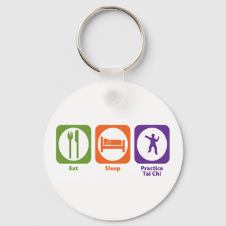 Eat Sleep Practice Tai Chi Keychain