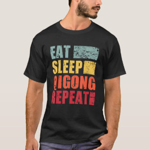 Eat Sleep Qigong Repeat T-Shirt