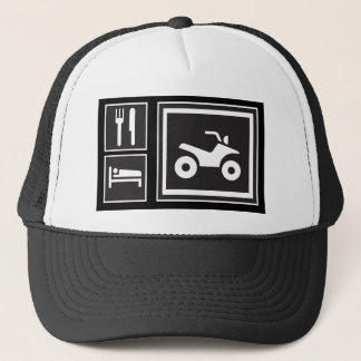 Eat Sleep QUAD! Trucker Hat