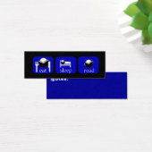 eat sleep read Booklover's Bookmark to Customize (Desk)