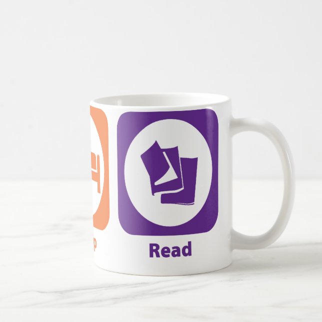 Eat Sleep Read Coffee Mug (Right)