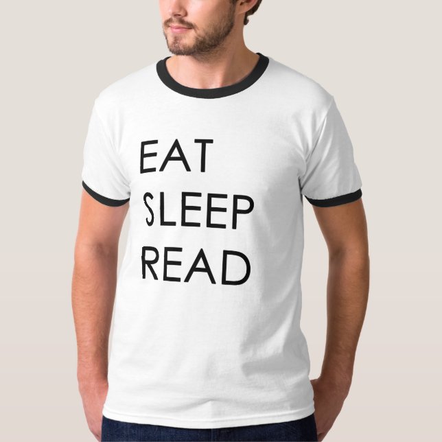 Eat, Sleep, Read Men's T-Shirt (Front)