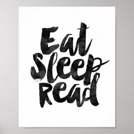 eat-sleep-read-poster-zazzle