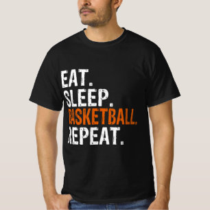 Eat Sleep Reat Gift Basketball T-Shirt