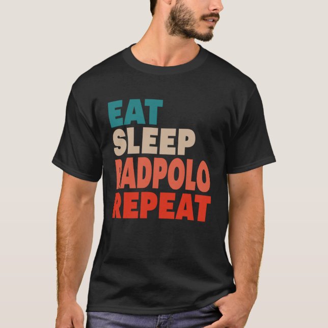 Eat Sleep Repeat Cycling Polo (Front)