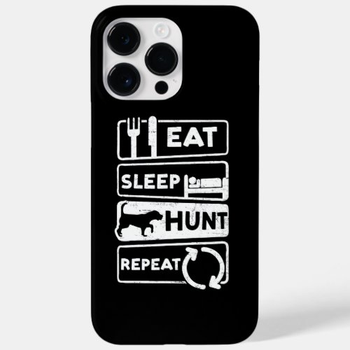 Eat Sleep Repeat Design Beagle Hunting  Case_Mate iPhone 14 Pro Max Case