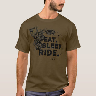 Eat Sleep Ride Motocross  Dirtbike  Enduro  Moto T-Shirt