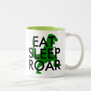 Eat Sleep Roar Dinosaur mug   Cute Saying Kids Mug