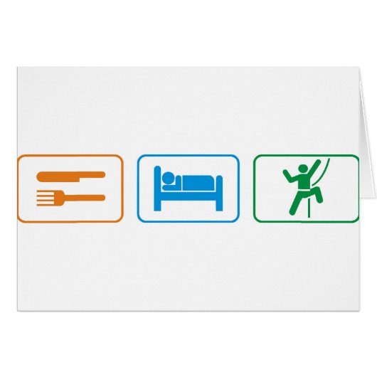 eat sleep -rock climb cards (Front Horizontal)