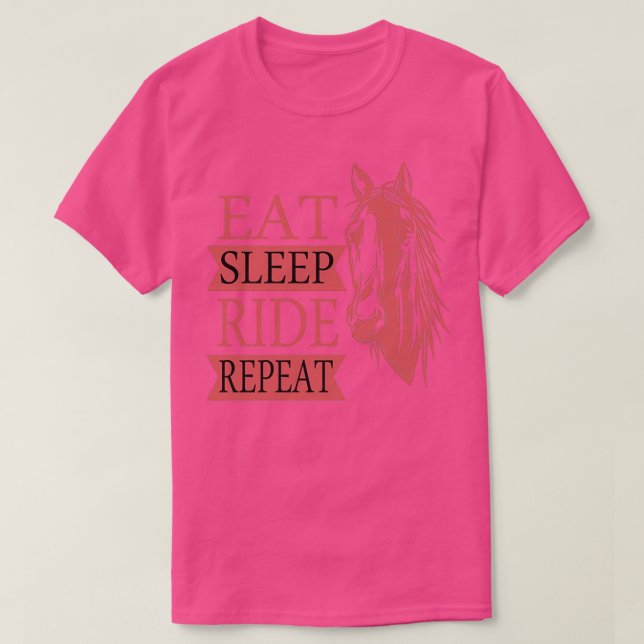 eat sleep roll repeat 1 T-Shirt (Design Front)