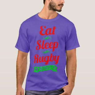 Eat Sleep Rugby Repeat Long Sleeve T-Shirt