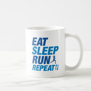 Eat Sleep Run Repeat Coffee Mug