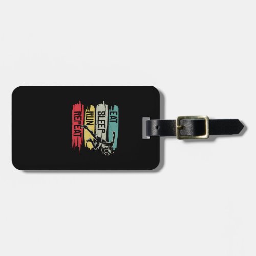 Eat Sleep Run Repeat Running Runner Running Sport Luggage Tag