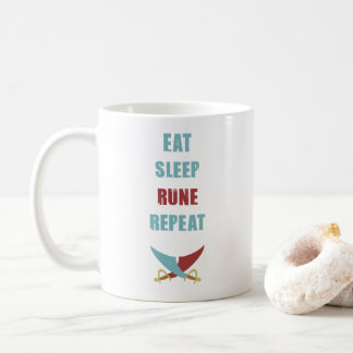 Eat Sleep Runescape Coffee Mug