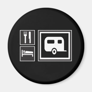 Eat. Sleep. RV! Magnet