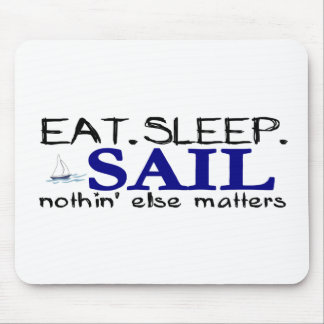 Eat Sleep Sail Mouse Pad