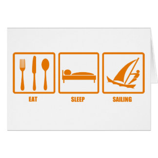 Eat Sleep Sailing Cards