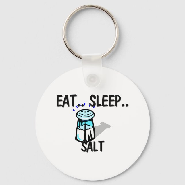 Eat Sleep SALT Keychain (Front)