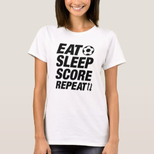 Eat Sleep Score Repeat T-Shirt