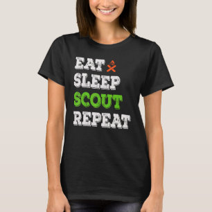 Eat Sleep Scout Repeat Scouting T-Shirt