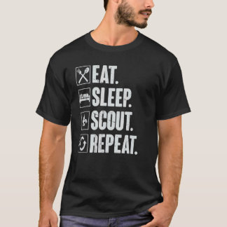 Eat Sleep Scout Repeat Scouting T-Shirt