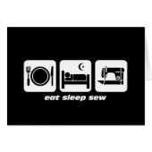 Eat sleep sew (Front Horizontal)