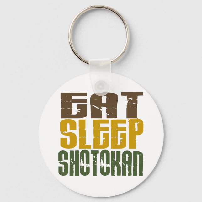 Eat Sleep Shotokan 1 Keychain (Front)