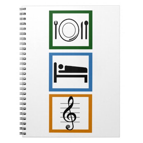 Eat Sleep Sing Notebook