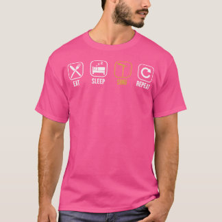 Eat Sleep Sing Repeat Opera House Vocalist Opera S T-Shirt